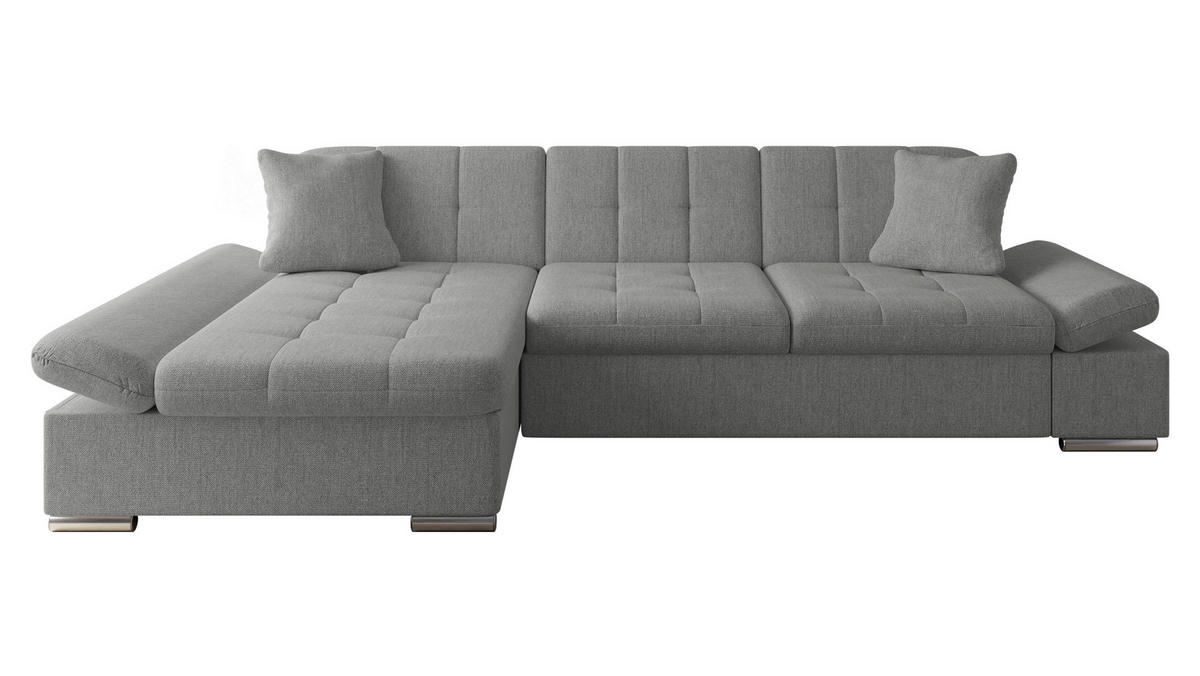 ECKSOFA Malwi, Seite: Links - Alufarben, Holz/Textil (278/161cm) - MIRJAN24