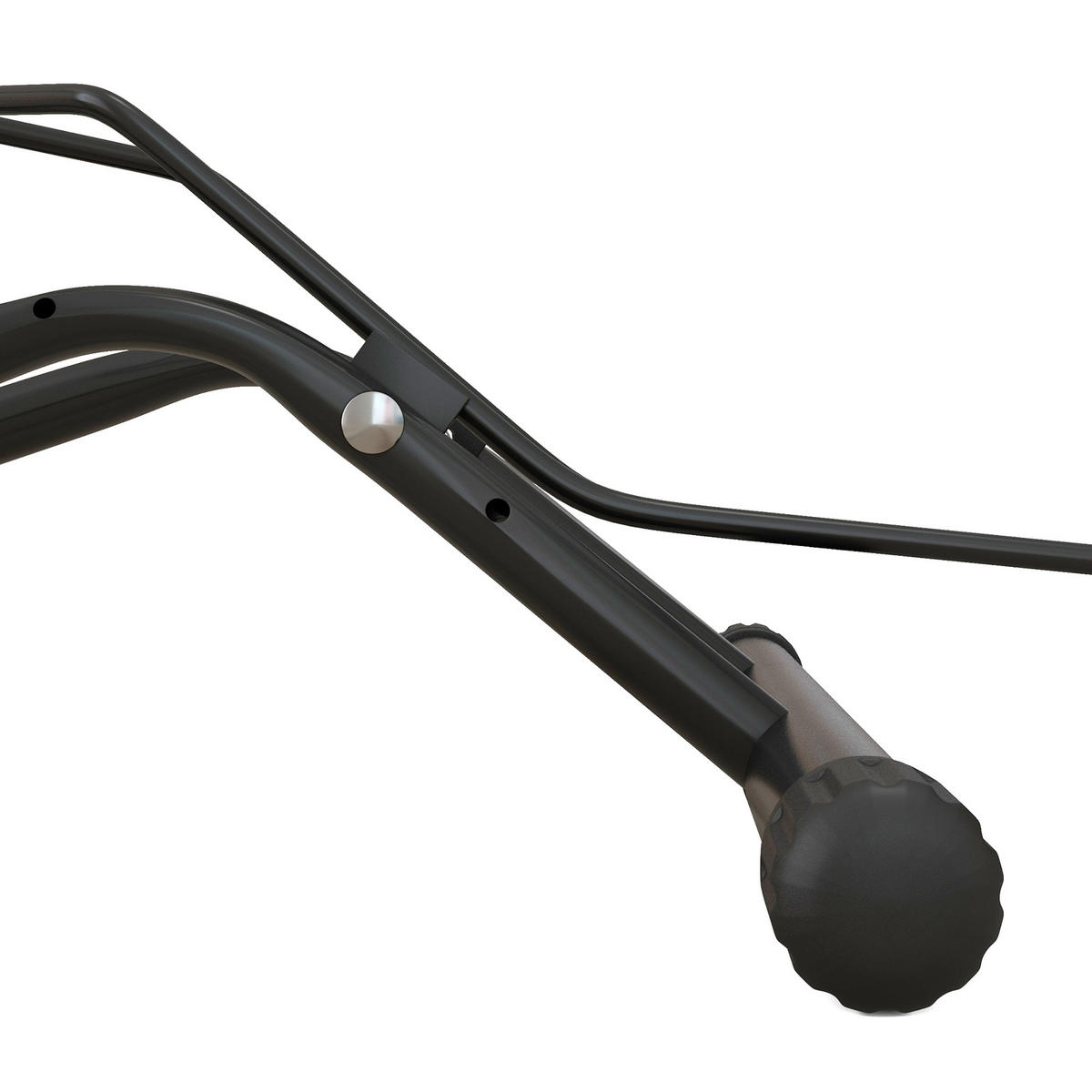 FAHRRADSTÄNDER Stahl Schwarz - Schwarz, Metall (41/38/59cm) - SPORTNOW