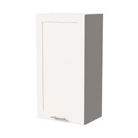 HÄNGESCHRANK Oslo W4/50 Weiß / Weiß Matt 50 / 32,5 / 96cm - Weiß, Holz/Holzwerkstoff (50/96/32.5cm) - Feldmann-Wohnen