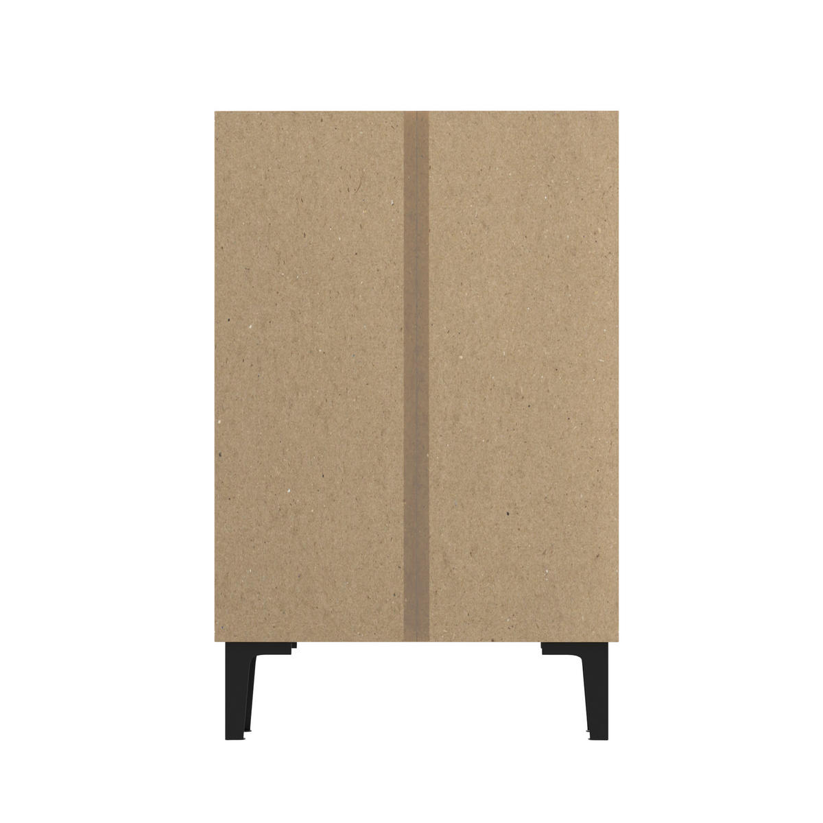 SCHUHSCHRANK 95x60x34.5 2 Türen Stauraum Verstellbare Böden - Schwarz, Holzwerkstoff (34.5/95/60cm) - FLIEKS