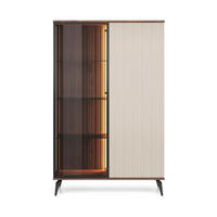 VITRINE – 103 cm – Vici – Kaschmir - Kaschmir, Holzwerkstoff (103/162/39cm) - hi-markt