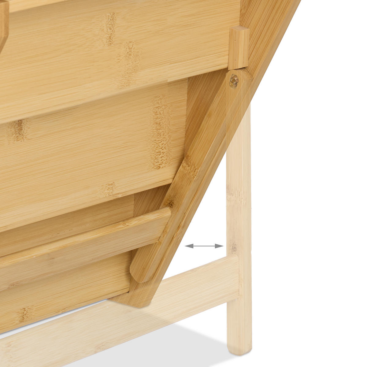 GEWÜRZREGAL - Hellbraun/Naturfarben, Holz (30/29.5/26cm) - Relaxdays