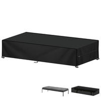 ABDECKPLANE für Sonnenliege 210 x 75 x 40 cm - Schwarz, Textil (1/1/1cm)