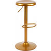 BARHOCKER Metall Gold - Goldfarben, Metall (38.5/58/38.5cm) - CLP