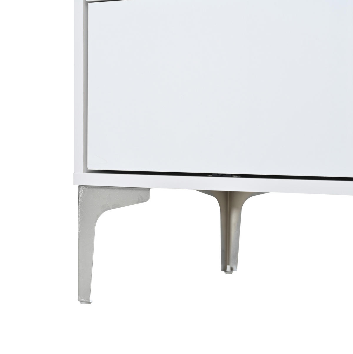 SIDEBOARD 150/38/59.5 cm Weiß aus MDF Hochglanz - Weiß, Holzwerkstoff (38/59.5/150cm) - OKMYHOME