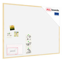 WEISS Pinnwand mit Holz Rahmen 120x90cm - Weiß, Holz (120/90/1.5cm) - ALLboards