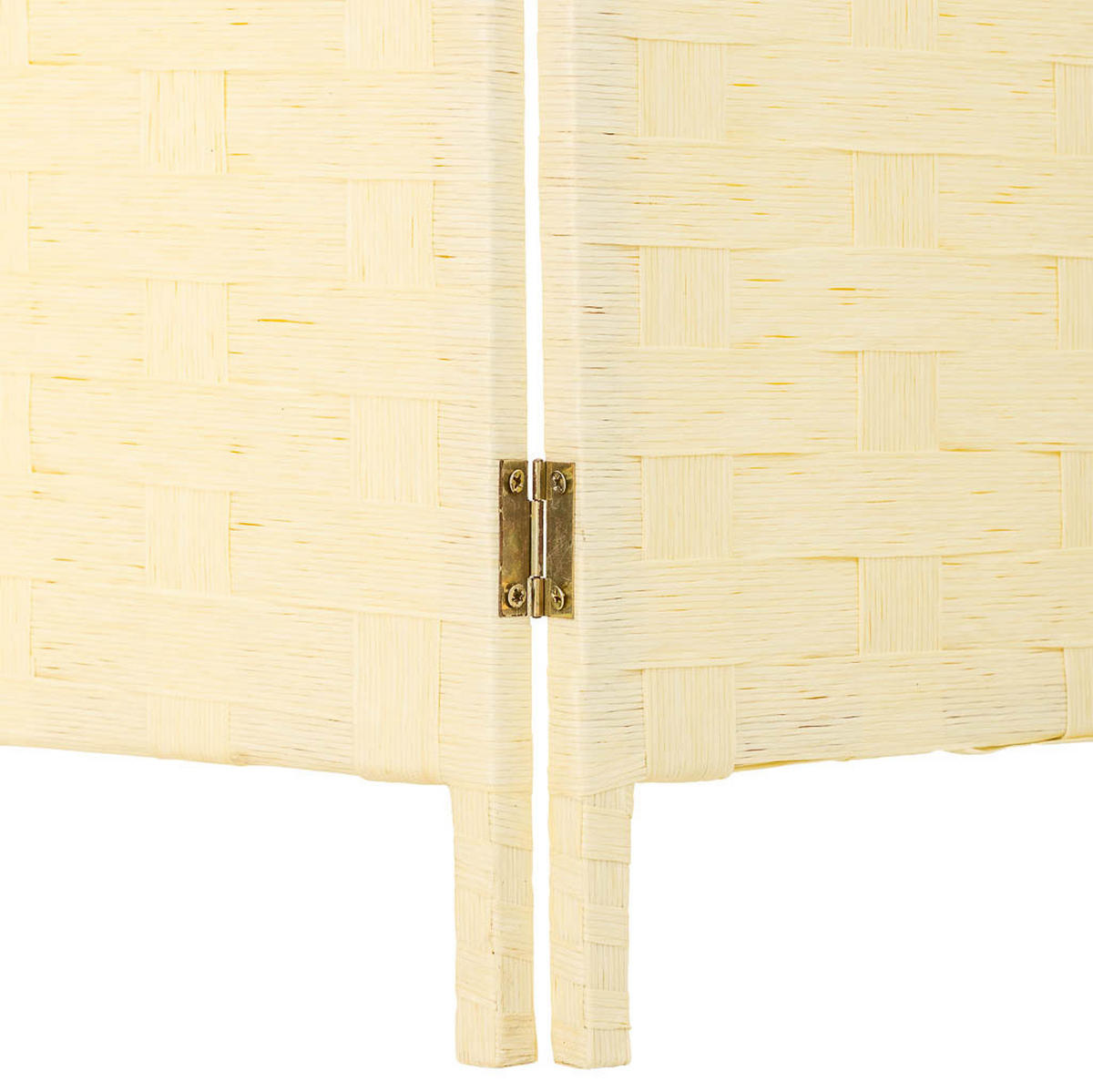 PARAVENT aus geflochtenem Papier mit 4 PANEELE, 3x180cm - Beige, Papier (200/180/3cm) - Wanderlust