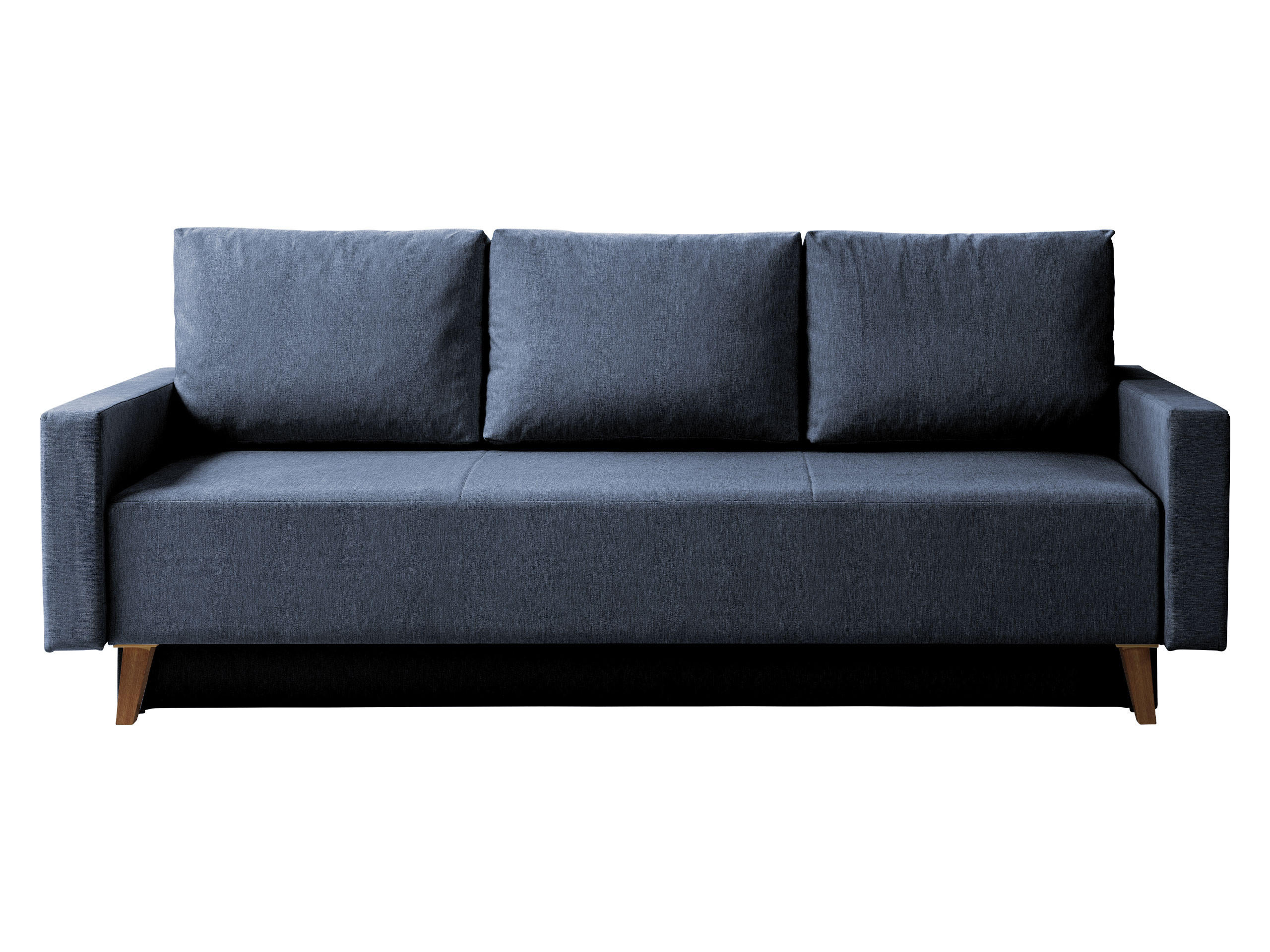 Mirjan24 Schlafsofa Blau 215x86x95 cm