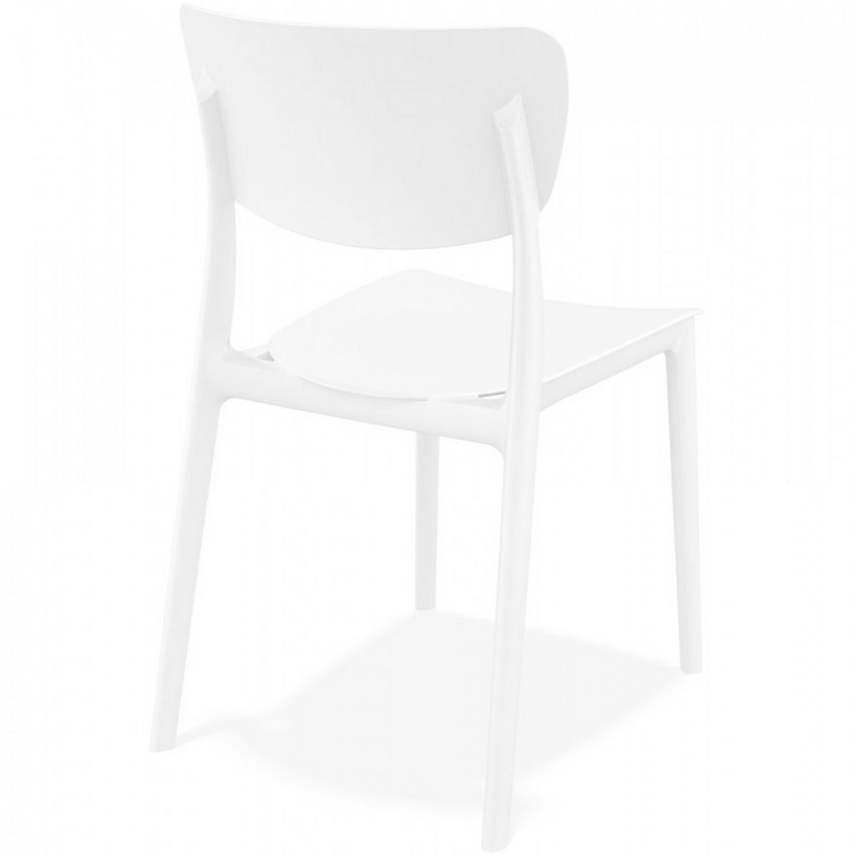 STUHL Weiß 45x82x53cm - Weiß, Kunststoff (45/82/53cm) - AlterEgo