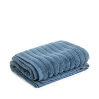 BADETUCH Astri blau 70/130 cm - Blau, Textil (70/130cm) - Homla