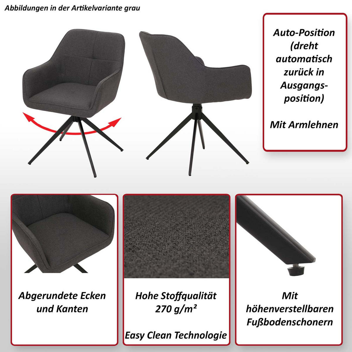 ESSZIMMERSTUHL Schwarz, Petrol 6er-Set - Petrol/Schwarz, Textil (53/80/59cm) - MCW