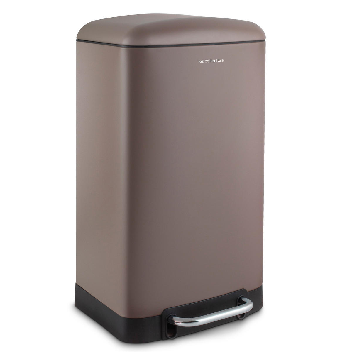 TRETMÜLLEIMER 40L - taupe edition N°883 - Taupe, Metall (37.5/67.5/35.5cm) - Les Collectors