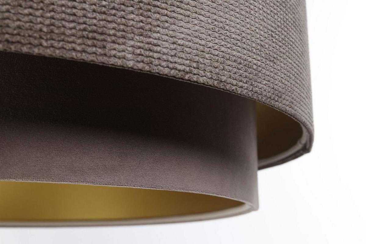 HÄNGELEUCHTE Gold 60/25 cm - Goldfarben, Kunststoff (60/1.9/25cm) - ONZENO