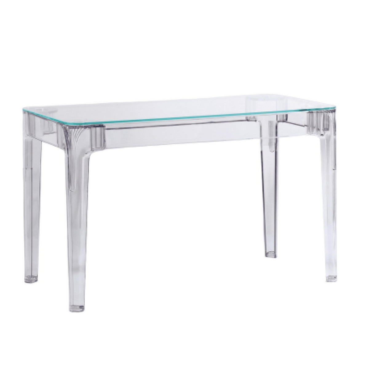 GLASTISCH Rechteckig Transparent 80/120/74 cm - Transparent, Glas (80/120/74cm) - Nest Dream