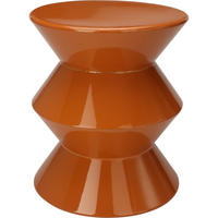 SÄULENTISCH metallisch Gisa Orange 31/31/36,5 cm - Orange, Metall (31/31/36.5cm) - Home Styling Collection