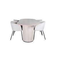 TISCHGRUPPE Eiche Dekor - Eiche Wotan, Holzwerkstoff (90/75/200cm) - ebuy24