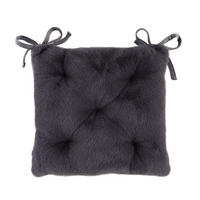 STUHLPOLSTER Molinio - Dunkelgrau, Textil (40/40/1cm) - home&you