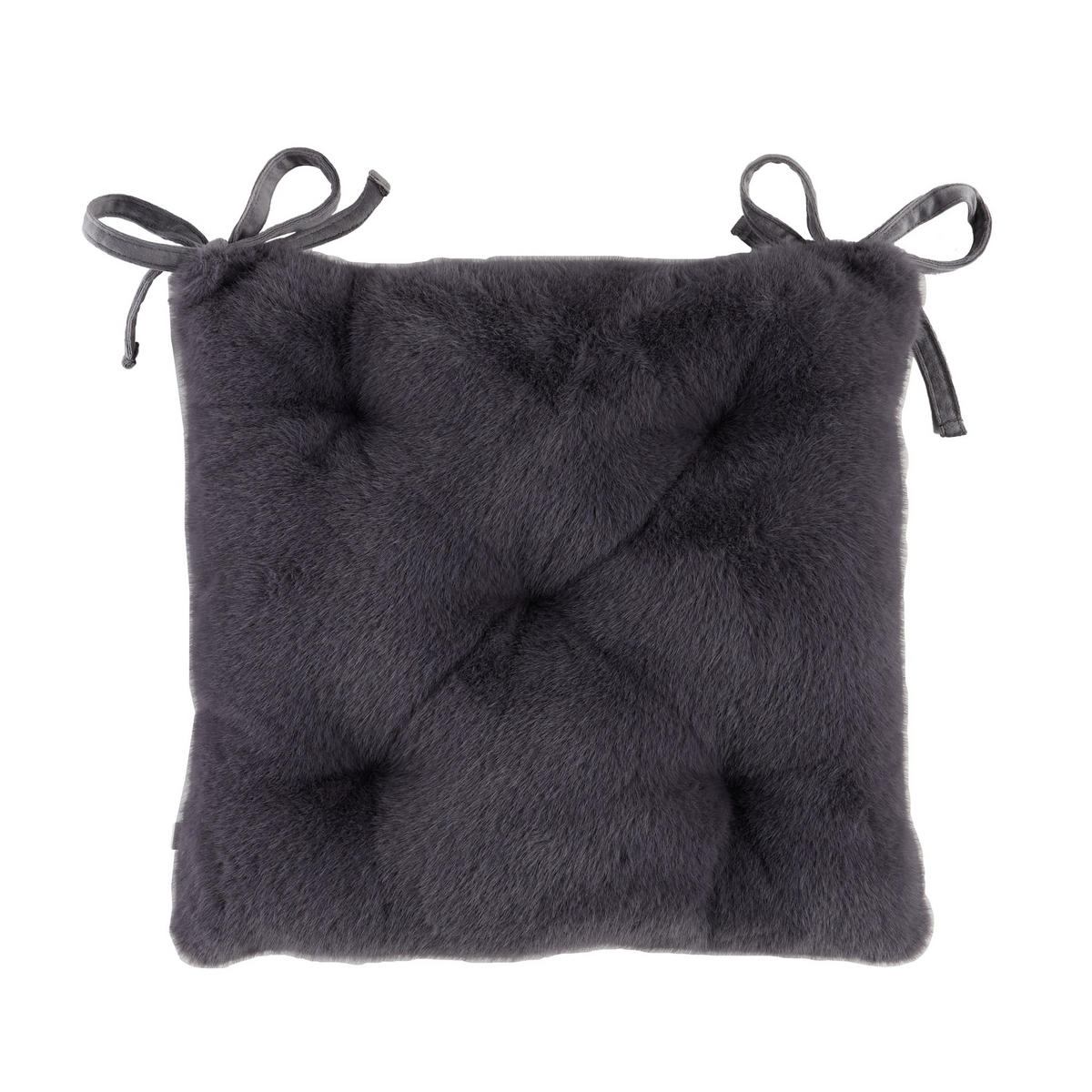 STUHLPOLSTER Molinio - Dunkelgrau, Textil (40/40/1cm) - home&you
