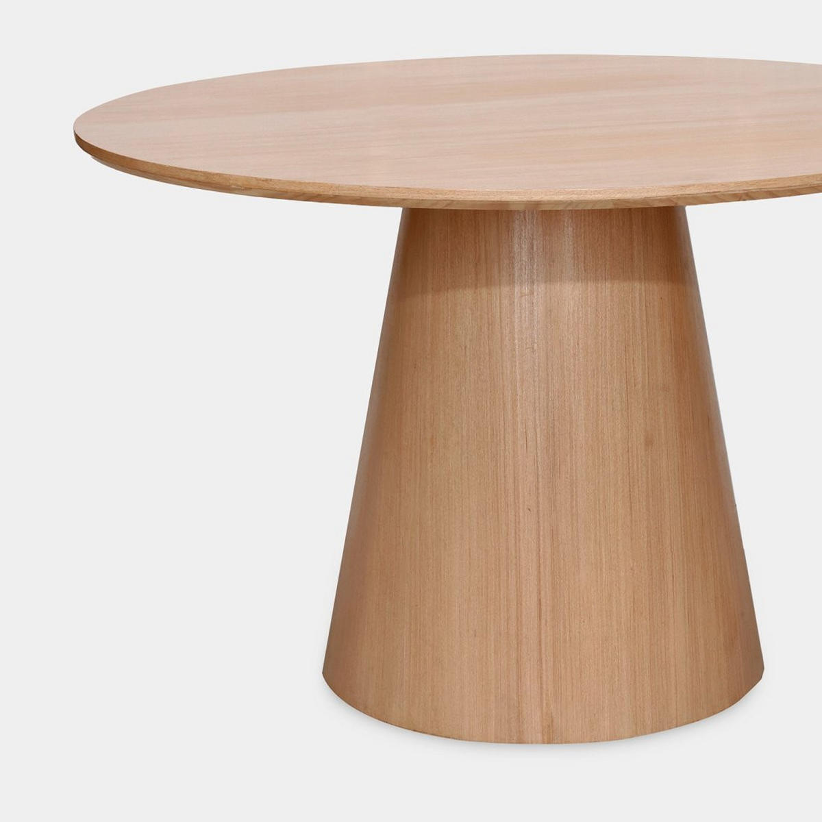 ESSTISCH Auko Natürlich 120 cm x 76 cm - Naturfarben, Holzwerkstoff (120/120/76cm) - Klast Home