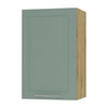 KÜCHENHÄNGESCHRANK Kvantum W2/45 Mint Matt / Eiche Artisan Matt 45 / 32,5 / 72cm - Eiche Artisan/Mintgrün, Holz/Holzwerkstoff (45/72/32.5cm) - Feldmann-Wohnen