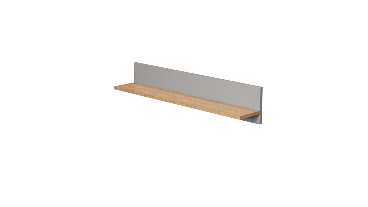 WANDREGAL Denver 100/20/17,8 cm - Grau, Holzwerkstoff (100/20/18cm) - Kocot Kids