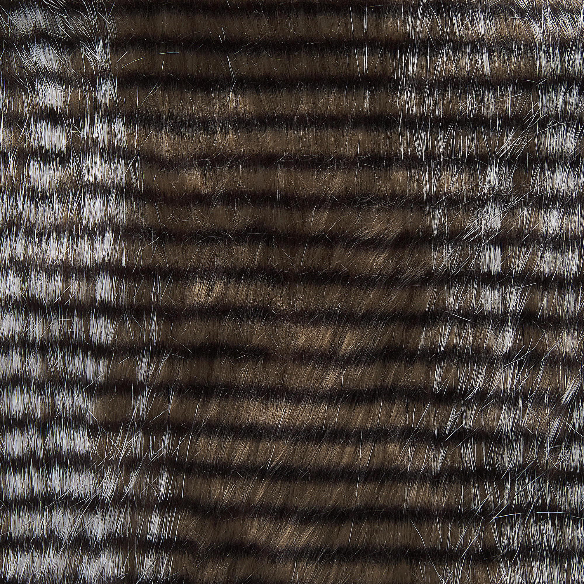 DECKE Dunkelbraun Asdad 180/220 cm - Dunkelbraun, Textil (180/220cm) - Beliani