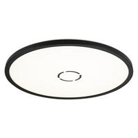 LED DECKENLEUCHTE Schwarz Backlight - Schwarz, Kunststoff (29.3/29.3/2.8cm) - Briloner