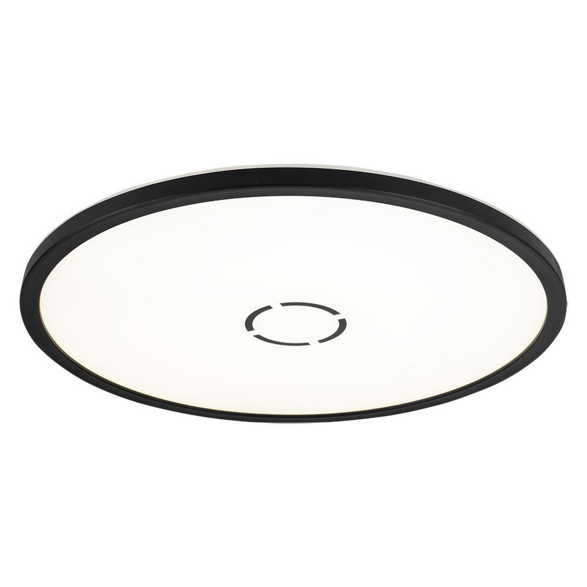 LED DECKENLEUCHTE Schwarz Backlight - Schwarz, Kunststoff (29.3/29.3/2.8cm) - Briloner