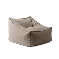SITZSACK Bouclé Snug - Taupe, Textil (95/75/60cm) - Mokebo