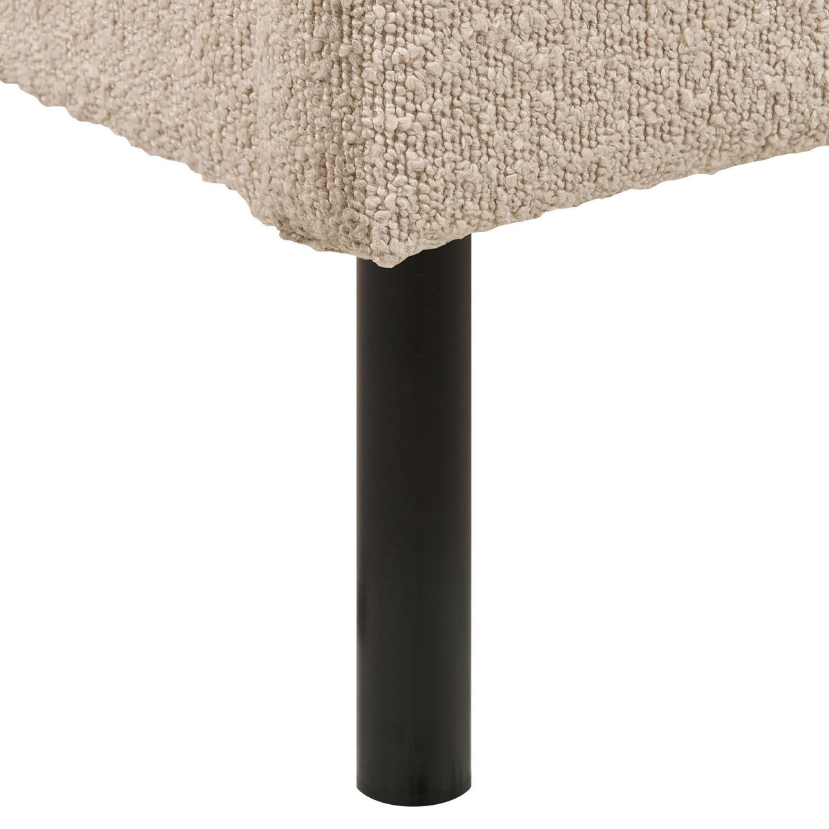 POLSTERBETT 160/200cm Beige Margut - Beige, Textil (160/200cm) - Beliani