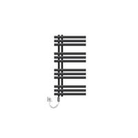BADHEIZKÖRPER elektrisch Iron EM 500x1000 mm Anthrazit mit Heizstab 300W - Anthrazit, Metall (50/100/3cm) - LuxeBath
