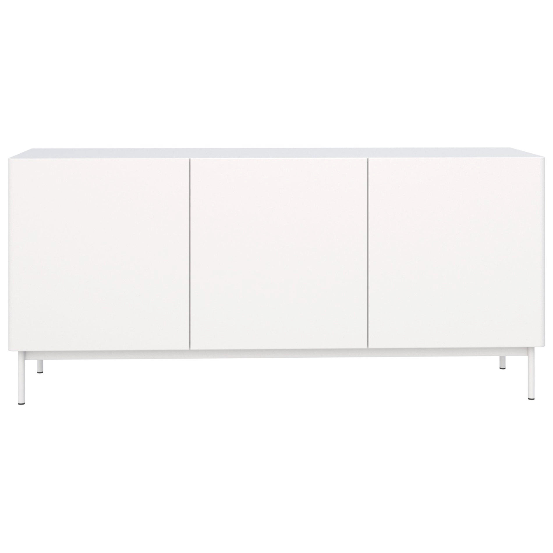 TV-BOARD Olio hoch WEISS 160 CM - Weiß, Holzwerkstoff/Metall (160/72/38.6cm) - Selsey