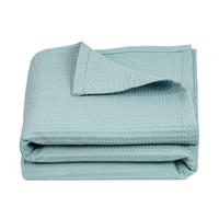 KUSCHELDECKE, 150x200 cm, 100% Baumwolle, Blau - Hellblau, Textil (150/200cm) - Zollner