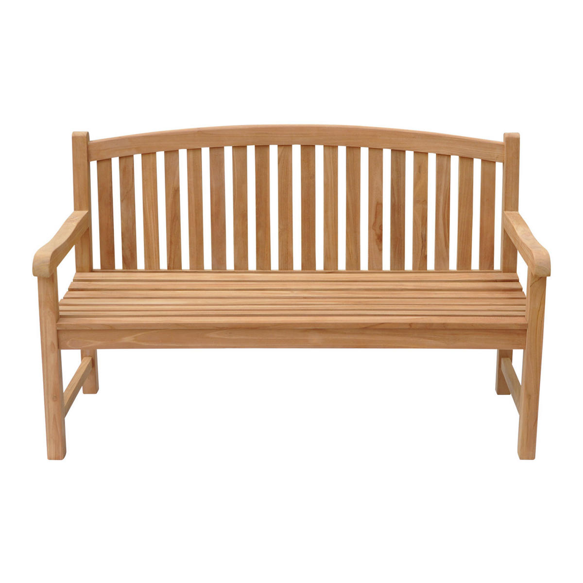 GARTENBANK Lombok - Braun, Holz (150/95/61cm) - Happy Garden