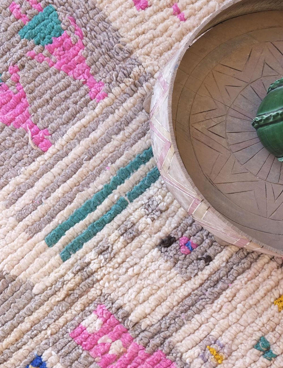 BERBERTEPPICH aus reiner Wolle 164x 306 cm - Multicolor, Naturmaterialien (164/306cm) - AFK Living