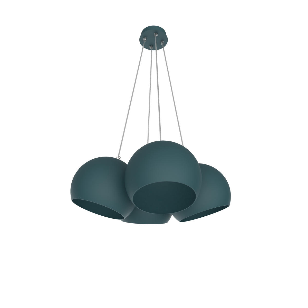 HÄNGELEUCHTE - Blau, Metall (25/25/20cm) - Lumicom