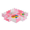 34-TLG.PUZZLEMATTE - Rosa/Weiß, Kunststoff (31.5/31.5cm) - Relaxdays