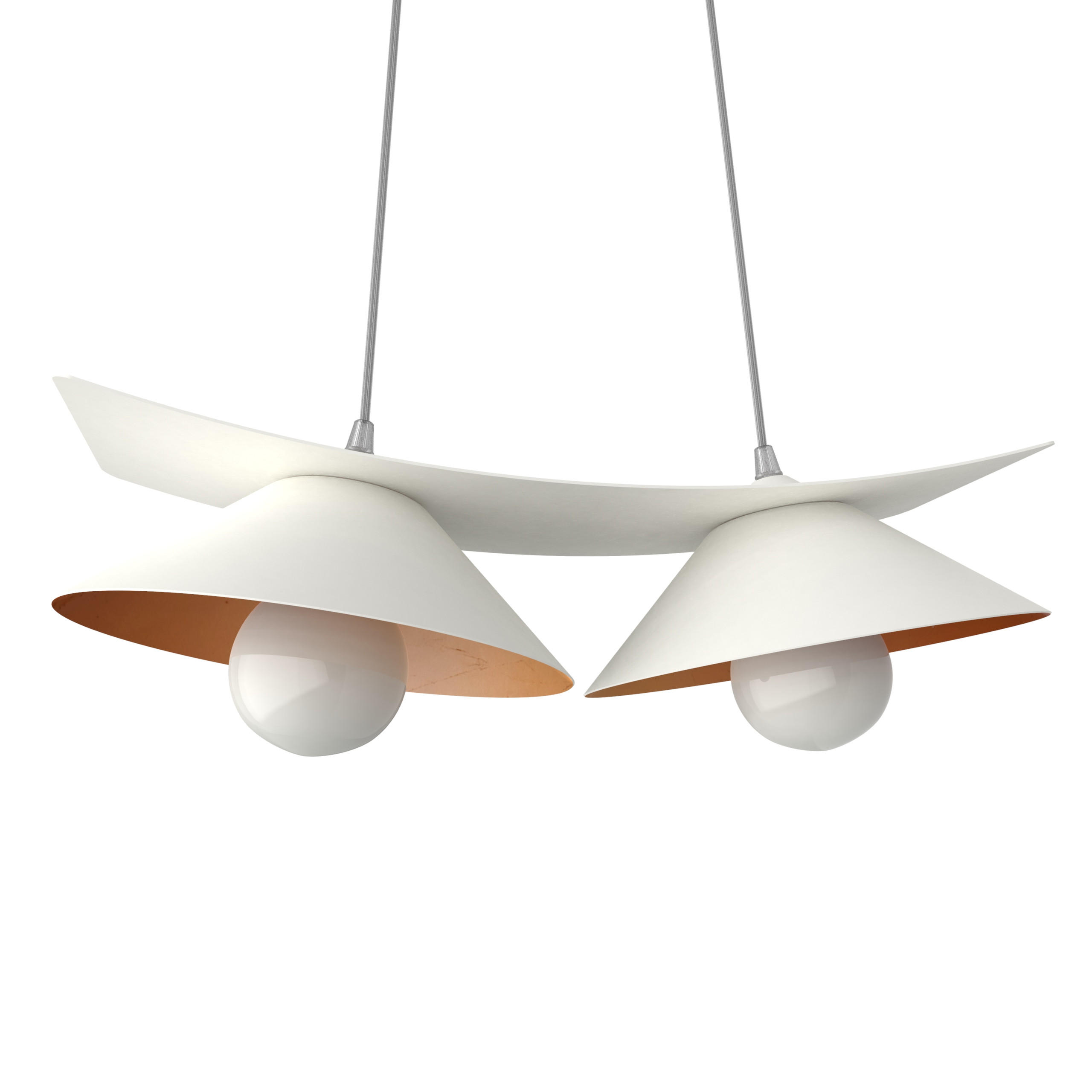 Lumicom Hängeleuchte Kupfer 50x16x25 cm