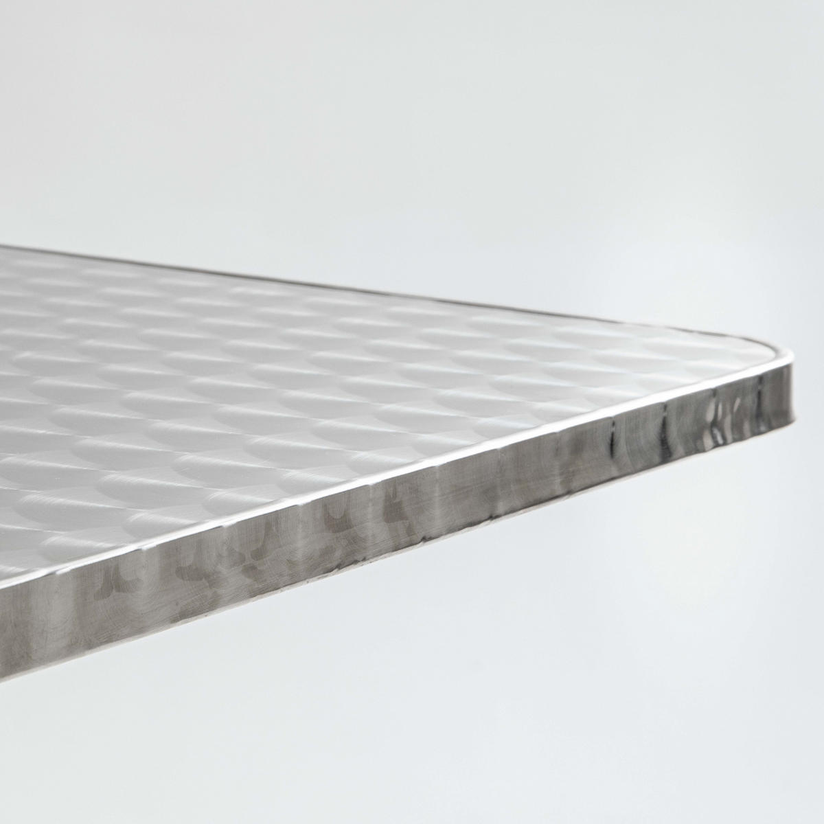 GARTENTISCH klappbar, Grau - Grau, Metall (70/70/110cm) - Oviala