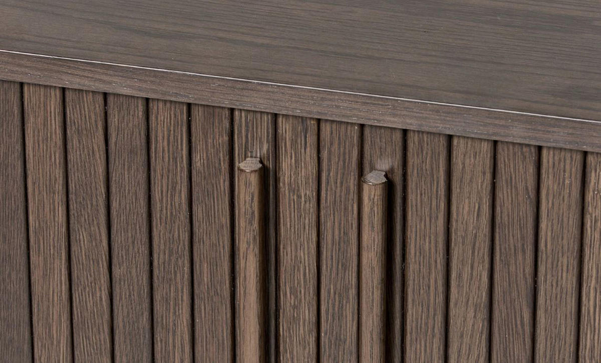 SIDEBOARD Meta 2-türig 140 cm - Dunkelbraun, Holz/Holzwerkstoff (140/76/45cm) - Selsey