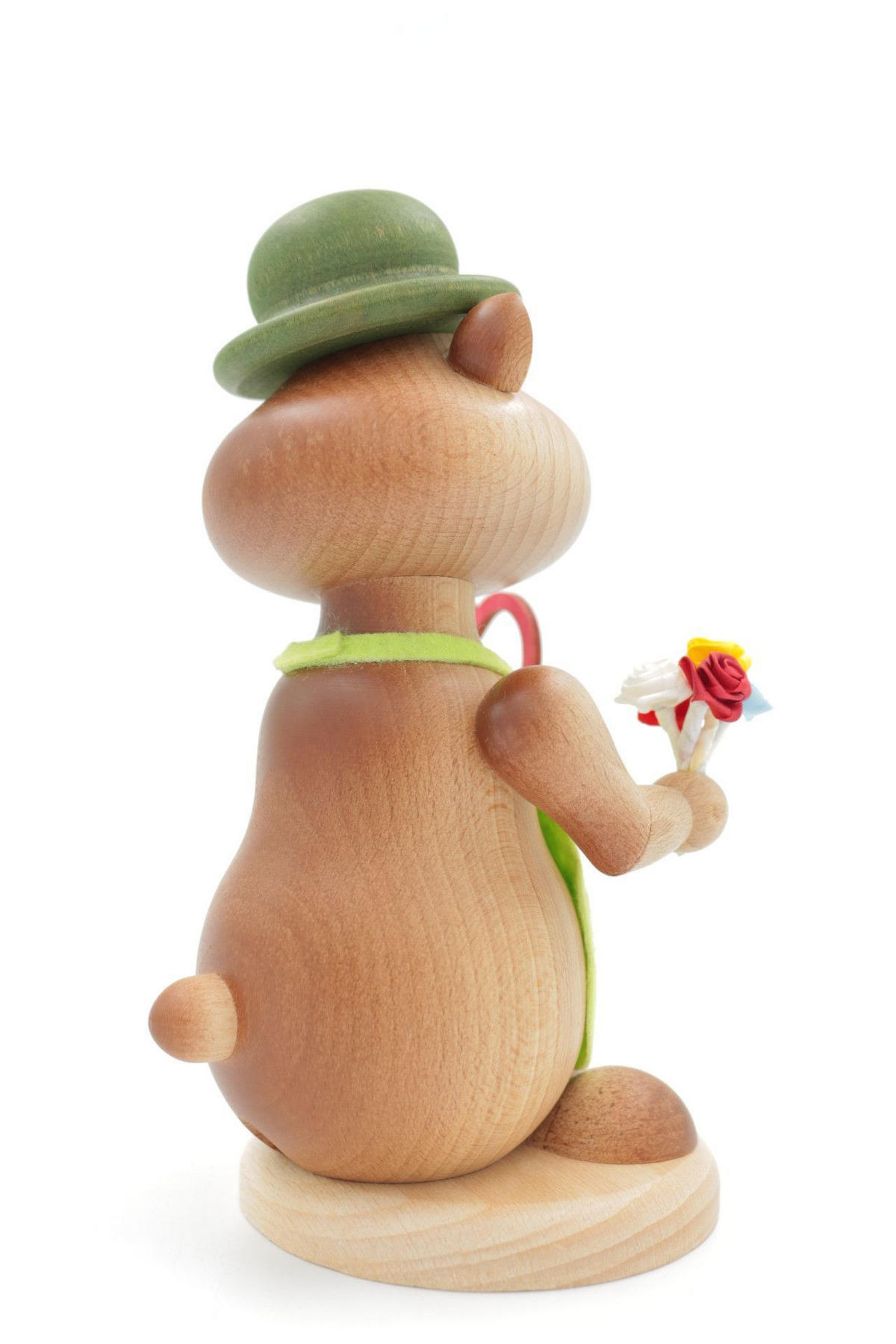 RAUCHFIGUR Hamster Romantiker 18 cm - Multicolor, Holz (12/18/0.1cm)