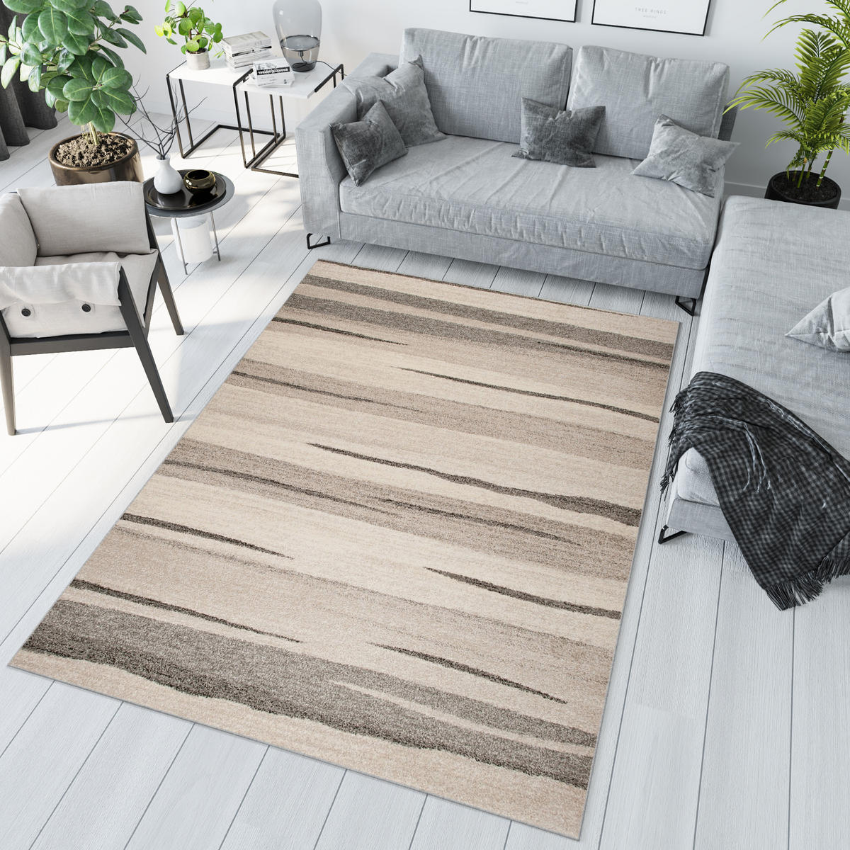 TEPPICH SARI Beige 240/330 cm - Beige, Textil (240/330cm) - Tapiso