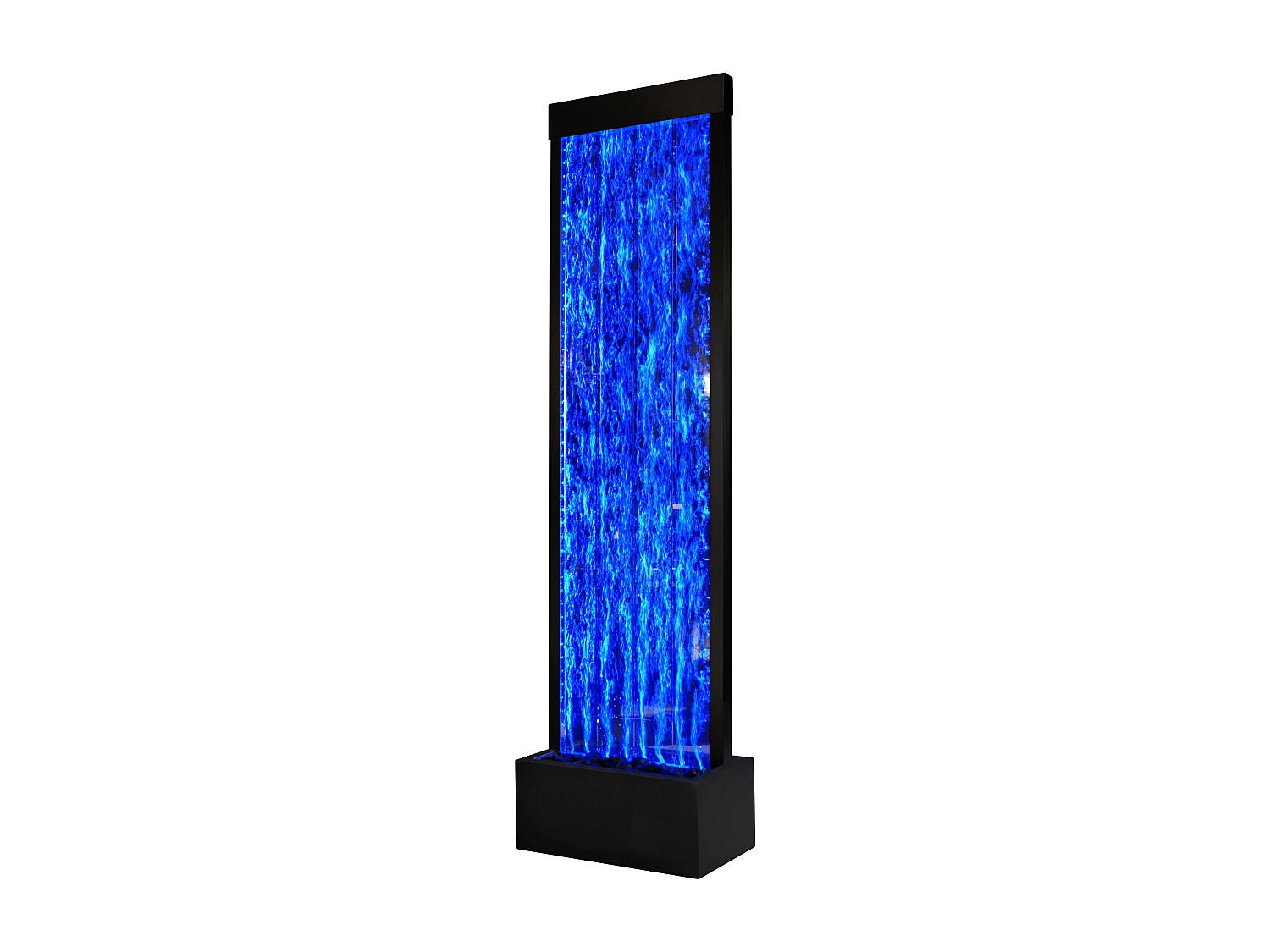 WASSERSÄULE - 39 cm x 26 cm - acryl - schwarz Blennie - Schwarz, Metall (39/150/26cm) - Vente-Unique