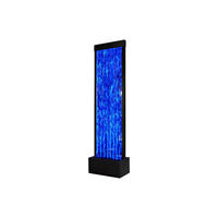 WASSERSÄULE - 39 cm x 26 cm - acryl - schwarz Blennie - Schwarz, Metall (39/150/26cm) - Vente-Unique