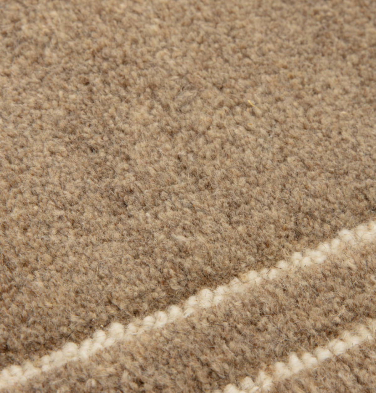 TEPPICH modern reine Wolle LORO Braun 160 x 230 cm - Braun, Naturmaterialien (160/230cm) - Novatrend