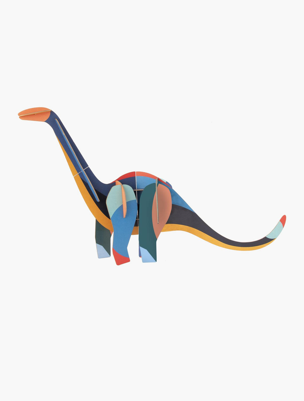 DEKOFIGUR Riesen-Dino 8/25 cm - Multicolor, Wellpappe (8/25/48cm) - KUNSTLOFT