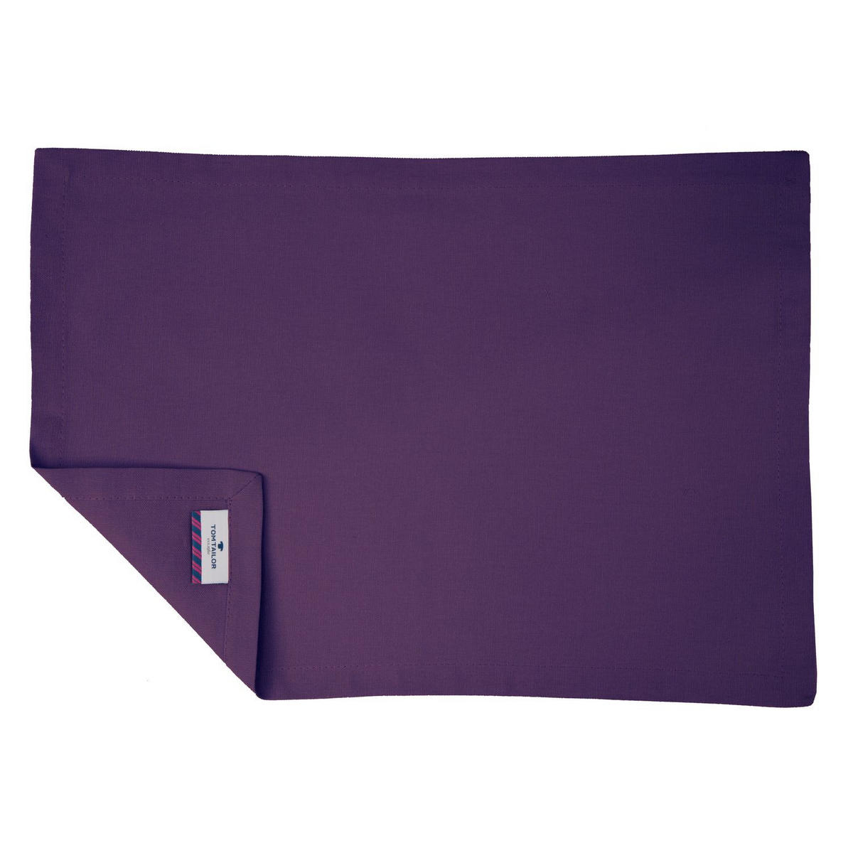 TISCH-SET 6 TEILIG DOVE - Brombeere, Textil (35/50cm) - Tom Tailor