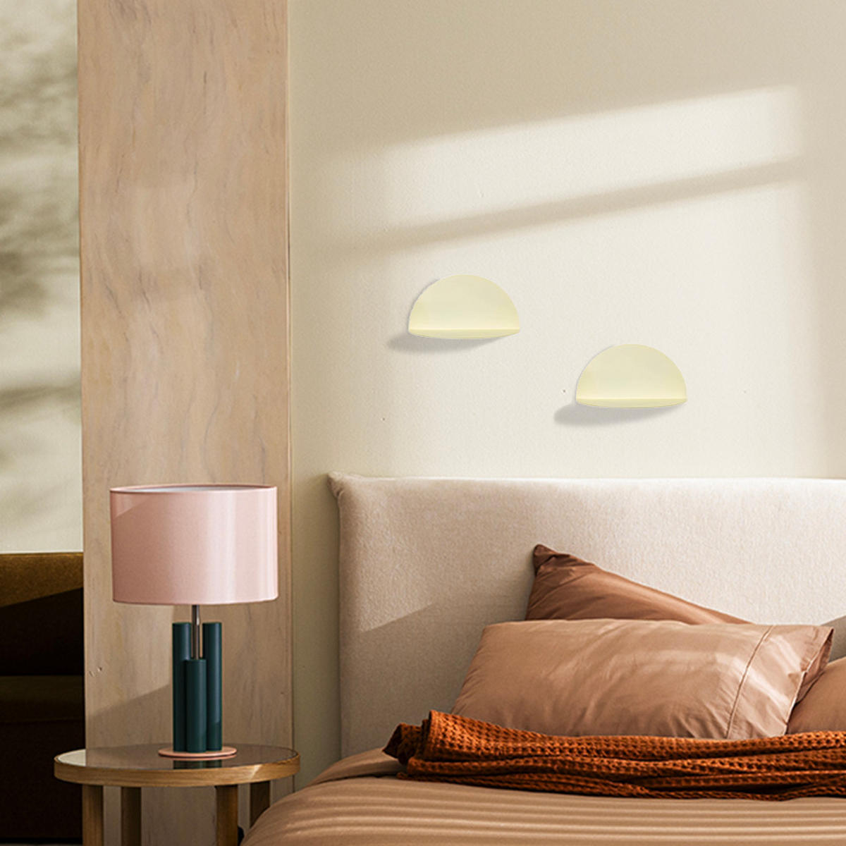 WANDREGAL - Metall - Beige - 2er-Set - Beige, Metall (16/34/18cm) - Drawer