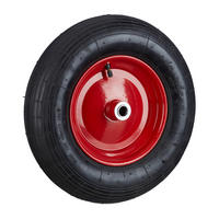 SCHUBKARRENRAD - Multicolor, Kunststoff/Metall (39/39/9cm) - Relaxdays