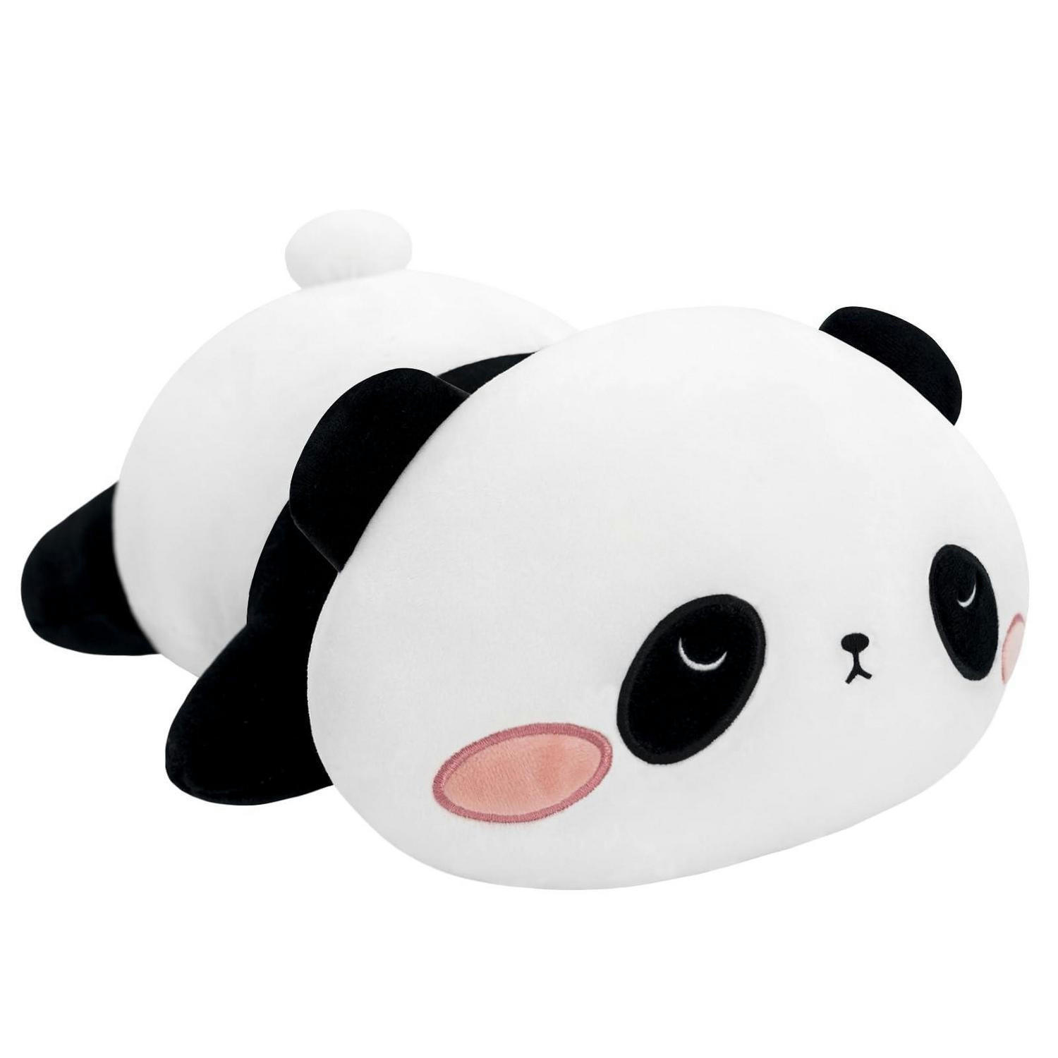PLÜSCHKISSEN Panda 35 cm - Multicolor, Textil (12.7/20.3cm)